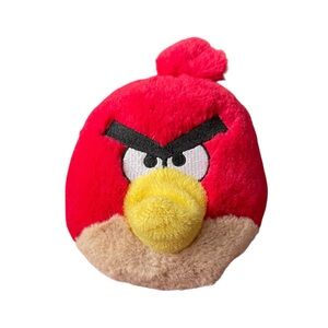 Angry Birds Small Red Bird Plush Officially Licensed 2010 6.5” Stuffed Animal